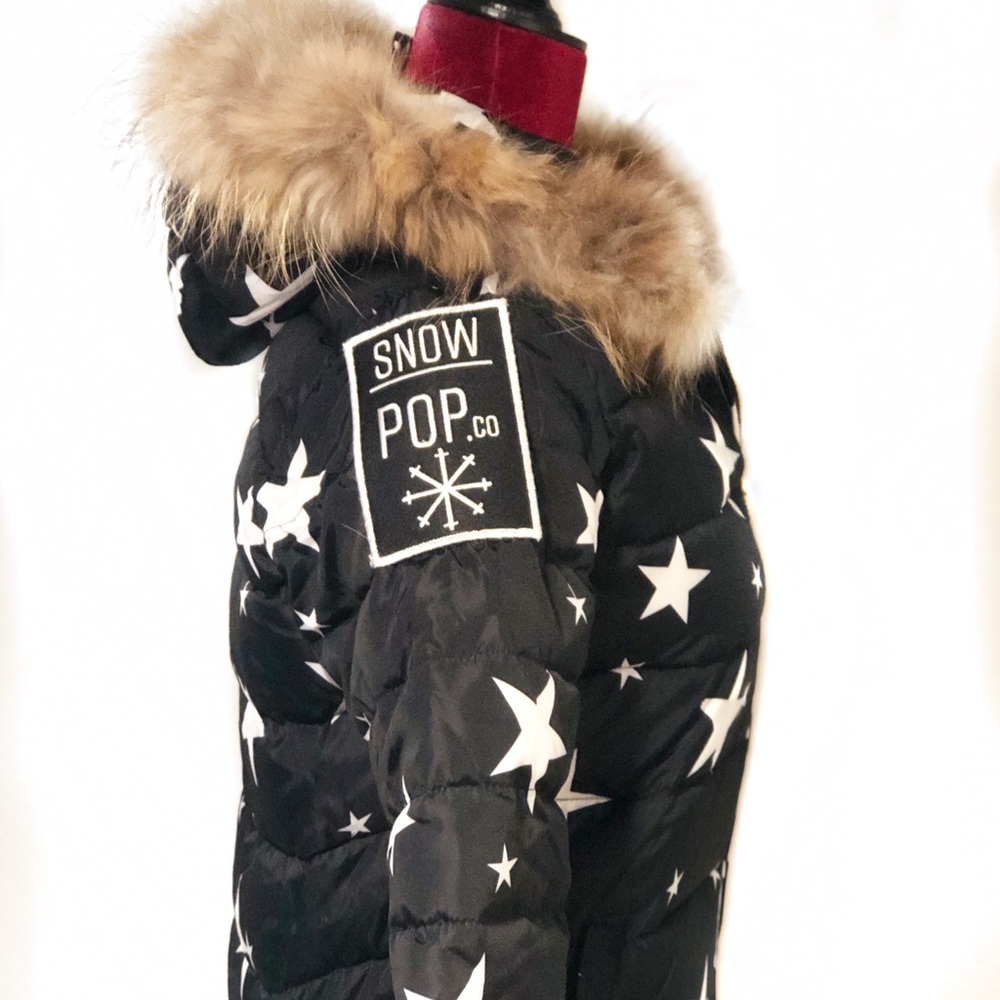 Star Print Matching Snow Suit